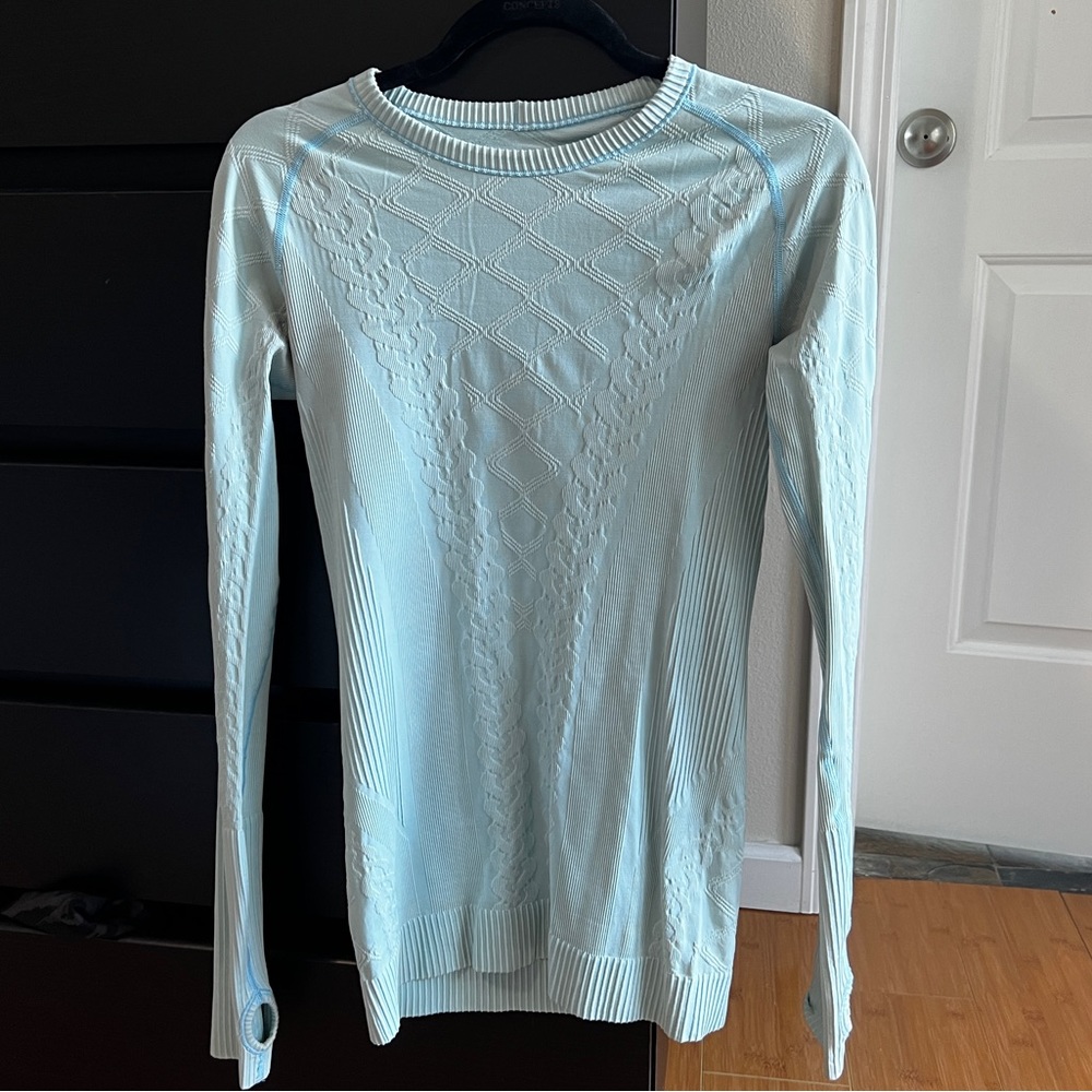 Ice Blue Lululemon Top